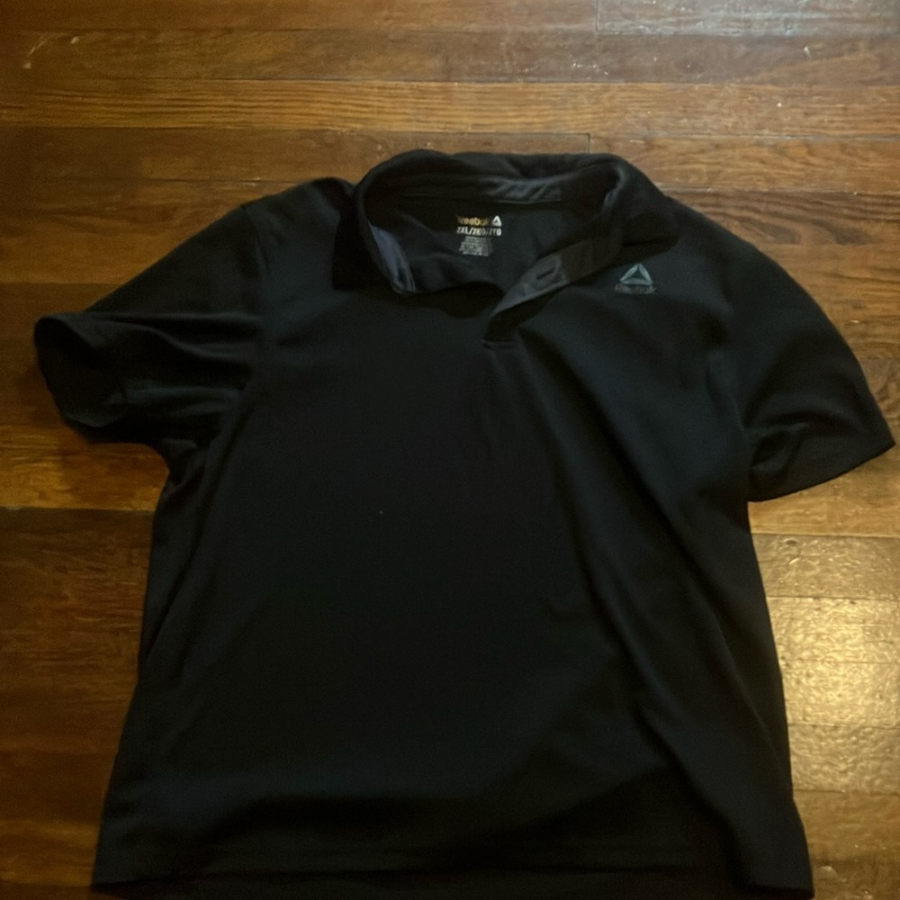 Reebok Black Performance Polo Shirt
